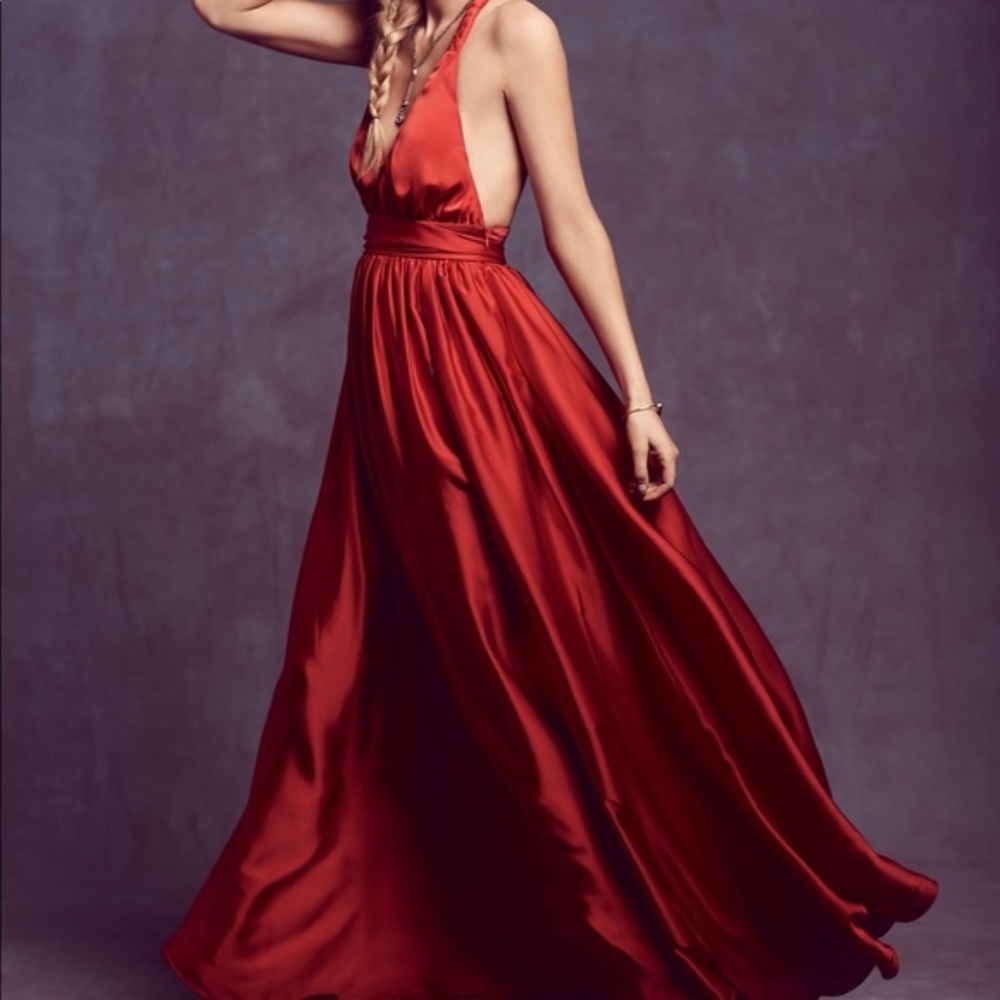 Free People Rae Francis Fallon dress in Red!